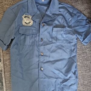 Blue Police Girl Costume